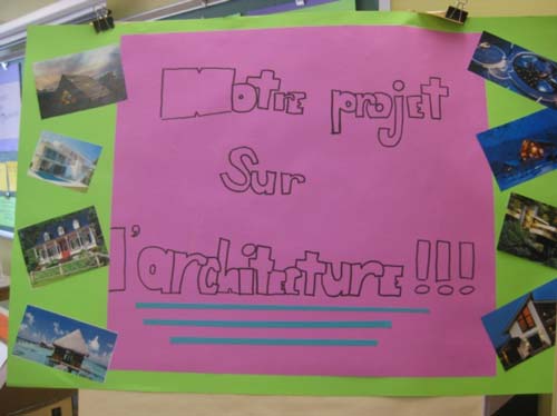 Notre projet sur l'architecture